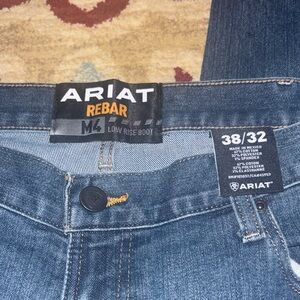 Ariat Rebar M4 Low Rise Jeans in Dark Blue 38 x 32